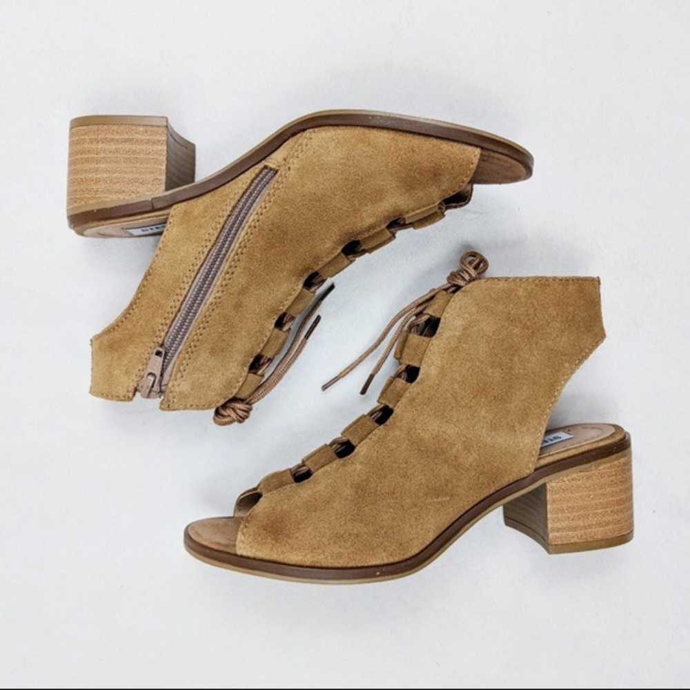 Steve Madden Adelene lace up block sandals
